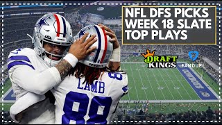 NFL DFS Picks Week 18 2023 Main Slate  Top Picks for DraftKings amp FanDuel [upl. by Araic]