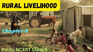 Lesson 8 Rural Livelihood ncertpolityclass6 upscmotivation [upl. by Adaliah]