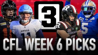 Free CFL Picks and Predictions Week 6  CFL Free Picks Today [upl. by Gaudet]