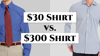 30 vs 300 Mens Dress Shirt  How To Spot Quality Shirts amp Avoid Crap  Gentlemans Gazette [upl. by Whitten201]