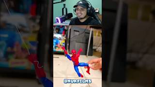 REACT  SPIDERMAN STOP MOTION 😮 NVR FILMS [upl. by Baggs470]