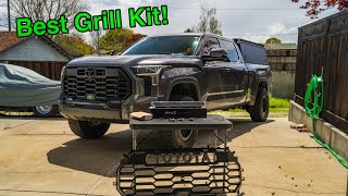 TRD Pro Grill Install on 3RD Gen Tundra 20222024 [upl. by Aramaj257]