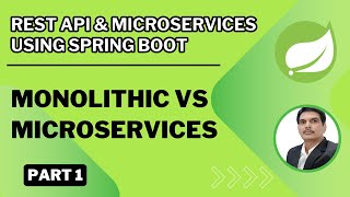 Part 1 Rest API amp Microservices Monolithic Vs Microservices [upl. by Baylor]