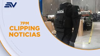 Los chalecos para las unidades élite de la Policía llegaron al país  Televistazo  Ecuavisa [upl. by Stephie894]