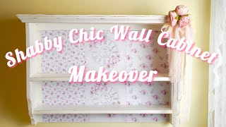 Creative Thrift Store Treasure Makeover  Shabby Chic Wall Cabinet 旧物改造 [upl. by Khan133]