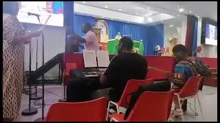 Oye Ghana Song 2  African Catholic Community Choir St Michaels Sharjah [upl. by Etnovert]