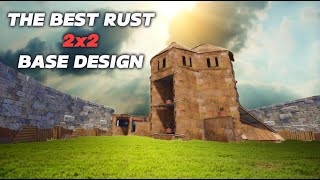 THE BEST 2x2 DESIGN  RUST BASE DESIGN 2024 [upl. by Elpmid]