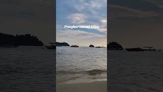 Beautiful beach at pulau pangkor Malaysia An underrated island for tour fyp travel [upl. by Custer]