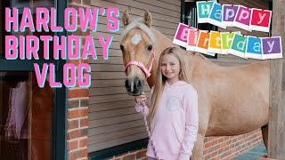 ITS MY BIRTHDAY SPEND THE DAY WITH ME AT THE STABLES Harlow and Popcorn [upl. by Mariya903]