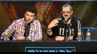 Blizzcon 2010 Quests amp Lore QampA Panel p2 [upl. by Ahsirtak120]