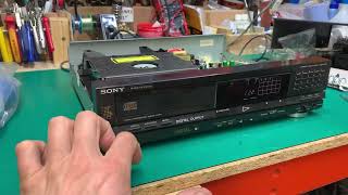 REPAIR sony CD player repair FaIL  your CD players are all dying [upl. by Idner]