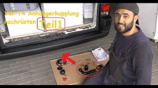 VW T4 Anhängerkupplung nachrüsten Teil1 Camperumbau [upl. by Uwton142]