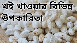 জানলে অবাক হবেন খৈ এর উপকারিতা Health Benefits Of Rice Popcorn [upl. by Aneehsyt471]