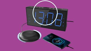 Before You Buy Extra Loud Alarm Clock with Bed Shaker [upl. by Ecnarrat]