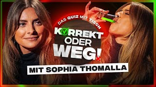 KORREKT oder WEG mit Sophia Thomalla [upl. by Lusa]