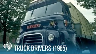 Truck Drivers How to Drive a Lorry Properly 1965  British Pathé [upl. by Marci]