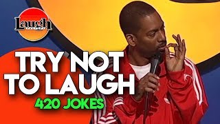 Try Not To Laugh  420 Jokes  Laugh Factory Stand Up Comedy [upl. by Fawcett]