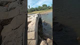 Puente romano en pleno embalse del EbroArija  Burgos [upl. by Marva]