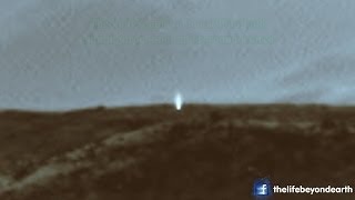 Mysterious beam of light spotted on the surface of Mars Alien base UFO April 6 2014 [upl. by Cohin434]