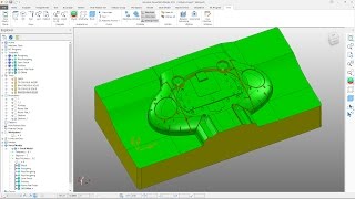 PowerMill 2018 Getting Started  Tutorial 5  Finishing Toolpaths [upl. by Ecire]