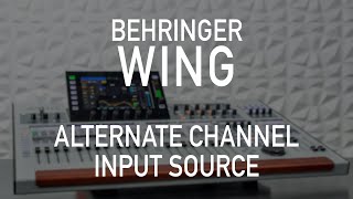 Behringer Wing 105  Alternate Channel Input Source [upl. by Starinsky]