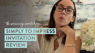 Simply To Impress Invitation Review [upl. by Adnik]