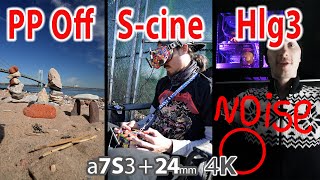 Sony A7Siii Scinetone VS Hlg3 PP Off  Low Light amp Skin Tone [upl. by Lunna20]