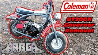 Coleman BT200X Governor Removal [upl. by Breana]