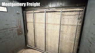 Vintage Montgomery Freight Elevator at Northwoods Mall in Peoria IL [upl. by Beal]