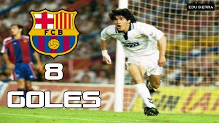 GOLES DE IVÁN ZAMORANO AL FC BARCELONA CON LA CAMISETA DEL REAL MADRID 1992  1996 [upl. by Sancho]