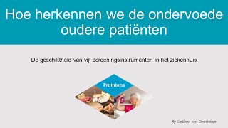 Screenen we goed op ondervoeding in ziekenhuizen [upl. by Addam]