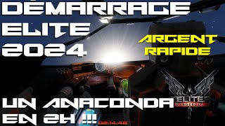 Tuto rapide pour le MEILLEUR démarrage sur Elite Dangerous en 2024 Crédits massifs Anaconda en 2h [upl. by Ddene]