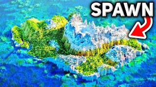 Minecraft but you Spawn on a Mountain Island 50 Seeds [upl. by Giacomo]