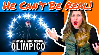 First reaction to Dimash Kudaibergen He’s UNREAL Dimash amp Igor Krutoy  Olimpico REACTION [upl. by Bollay223]