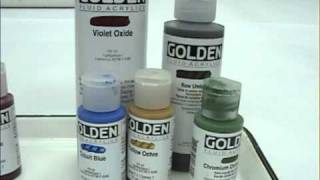 Thinning Acrylic Paint  Part 1  Fluid Acrylics [upl. by Gran]