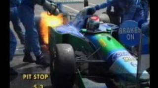 Jos Verstappen Pitbrand Hockenheim 1994 Benetton [upl. by Learsi22]