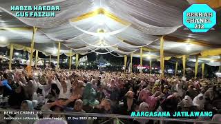 Ribuan jamaah hadir margasana bersholawat Habib haedar dan Gus faizun [upl. by Rakabuba]