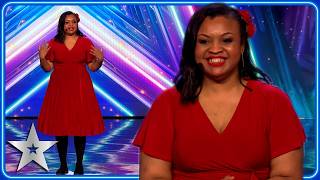 Impressionist Suzi Wild left the Judges in STITCHES  Unforgettable Audition  Britains Got Talent [upl. by Cromwell]