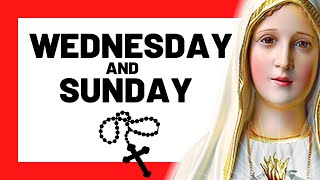 THE GLORIOUS MYSTERIES TODAY HOLY ROSARY WEDNESDAY amp SUNDAY  THE HOLY ROSARY WEDNESDAY amp SUNDAY [upl. by Ailido]