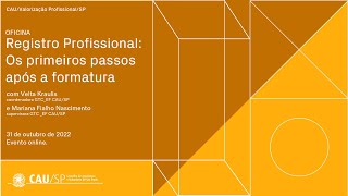 Valorização Profissional  Registro Profissional Os primeiros passos após a formatura [upl. by Arerrac313]