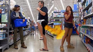 FARTING with BUBBLE GUTS 🚶‍♂️💨 Funny Fart Prank 😝 [upl. by Ahsiuqram]