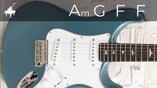 Passionate Rock Pop Guitar Backing Track A Minor  90BPM  Guitar Backing Track [upl. by Adi]