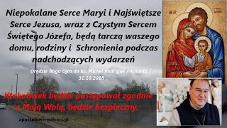 Kara z nieba nie dotknie rodzin chrześcijańskich oddanych i chronionych przez Świętą Rodzinę [upl. by Katusha]