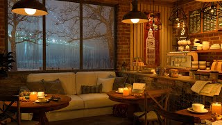 Cozy Coffee Shop 4K ☕ Smooth Jazz Music to RelaxStudyWork to [upl. by Eceryt]