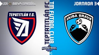 Resumen  Tepatitlán 1  0 TM Futbol Club  Jornada 3  Guard1anes 2021  Liga BBVA ExpansiónMX [upl. by Ttoile]