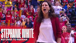 Indiana Fever Welcomes Back Stephanie White as Head Coach [upl. by Novyat]