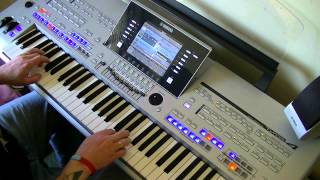 Abide with me Yamaha Tyros Hymn [upl. by Niltyak]