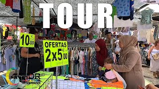 BONAVISTA TARRAGONA  WALKING TOUR Jumble sale Tour 4k Tarragona 2023 [upl. by Htur]