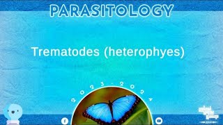 L2 Introduction to trematodes heterophyes Parasitology [upl. by Horatius]