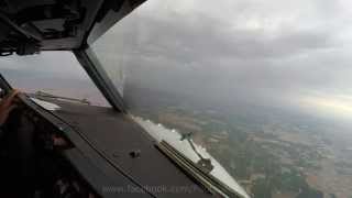 Boeing 737 Cockpit View  Landing In Agadir [upl. by Barstow]